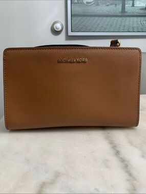 Michael Kors Brown Bag with Gold Logo